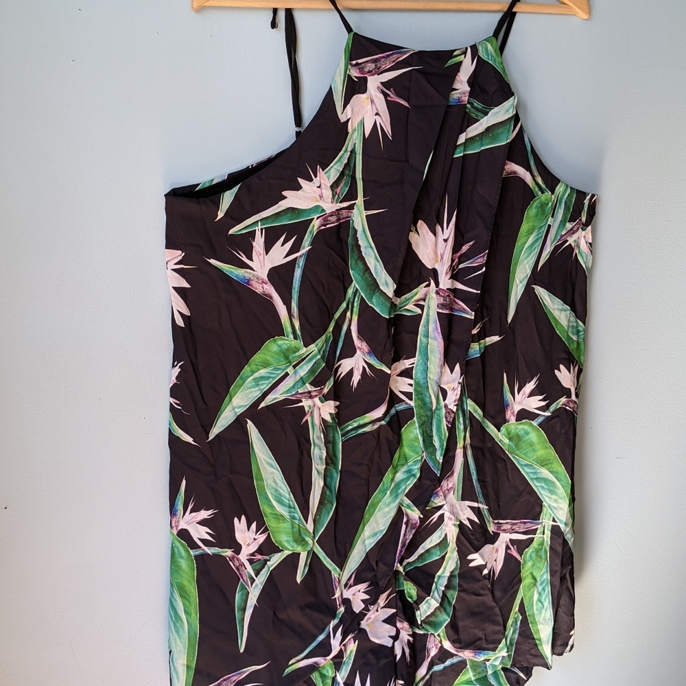 Tropical Print Flowy Jumper (Anthropologie)